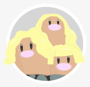 Alolan Dugtrio Icon By Alolan - Illustration, HD Png Download, Transparent PNG