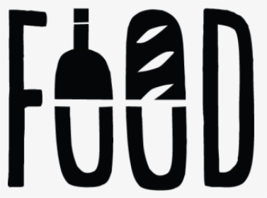 Food Logo Black And White, HD Png Download, Transparent PNG