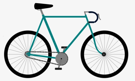 Fixed Gear Bicycle Clip Arts - Fixie Clipart, HD Png Download, Transparent PNG