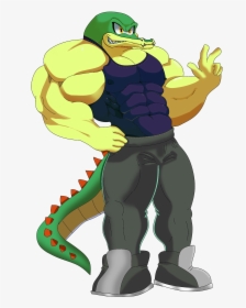 Vector-manny The Crocodile - Vector Cocodrilo Sonic, HD Png Download, Transparent PNG