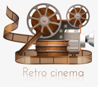 Projector Reel Transprent Png - Old Movie Camera Png, Transparent Png, Transparent PNG