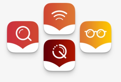 Ebook Search App Icon - Circle, HD Png Download, Transparent PNG