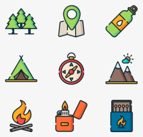 Outdoors Clipart Outdoor Recreation - Outdoor Activity Outdoor Icon, HD Png Download, Transparent PNG