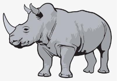 Color, Wild, Horn, Animal, Zoo, Rhino, Horns - Rhino Clipart, HD Png Download, Transparent PNG