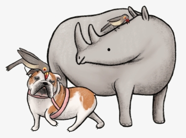 Lulu Is A Rhinoceros , Png Download - Cartoon, Transparent Png, Transparent PNG