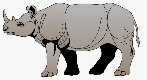 Clipart Rhinoceros, HD Png Download, Transparent PNG