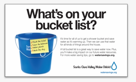 Santa Clara Valley Water District Bucket List - Target Ticket, HD Png Download, Transparent PNG