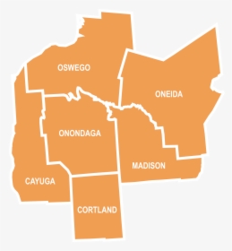 Madison Oneida Onondaga County Map, HD Png Download, Transparent PNG