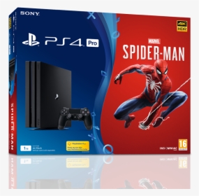 Spider Man Ps4 Bundle , Png Download - Ps4 Pro Spiderman Game, Transparent Png, Transparent PNG