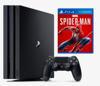 Sony Playstation 4 Pro 1tb Marvel S Spider-man - Плейстейшен 4 Про Человек Паук, HD Png Download, Transparent PNG