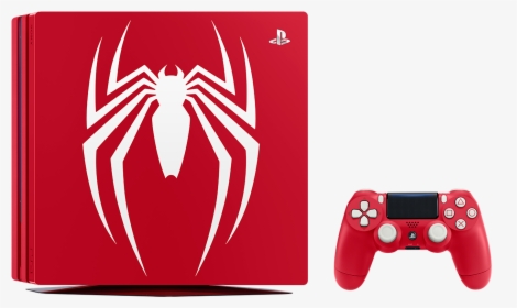 Playstation 4 Pro 1tb Marvel S Spider Man Limited Edition - Spiderman Pro Bundle, HD Png Download, Transparent PNG