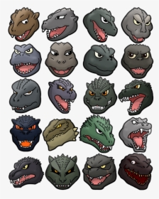 Transparent Kong Skull Island Png - Different Faces Of Godzilla, Png Download, Transparent PNG