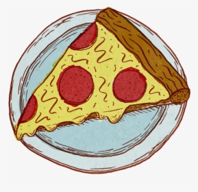 Thank You All For 1k - Drawing Of Food Pizza, HD Png Download, Transparent PNG