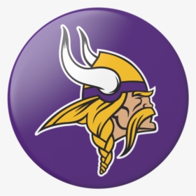 Minnesota Vikings Helmet Popsockets Popgrip - Vikings Minnesota, HD Png Download, Transparent PNG