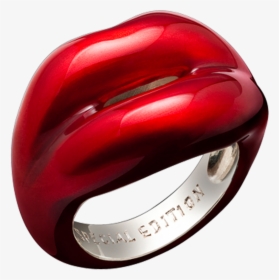 Lulu Guinness Lips Ring, HD Png Download, Transparent PNG