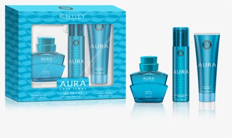 Aura Women 100ml Edt 3pcs - Cosmetics, HD Png Download, Transparent PNG