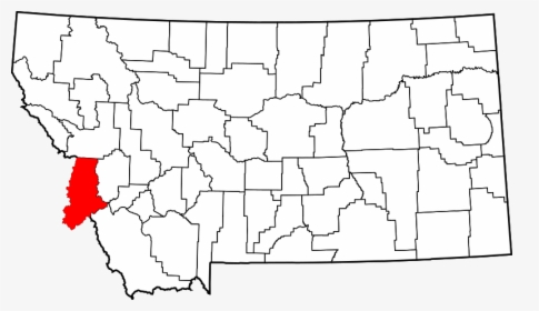 Map Of Montana Highlighting Ravalli County - Dawson County Montana Map, HD Png Download, Transparent PNG