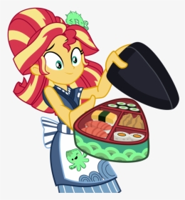 Sushi Clipart Real - Sunset Shimmer Sushi, HD Png Download, Transparent PNG