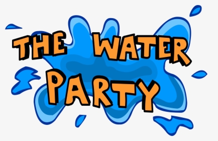 Water Party Clipart - Blue Water Party Clipart, HD Png Download, Transparent PNG