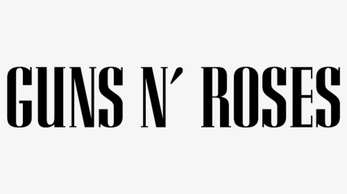 Guns N - Guns N Roses Text Logo, HD Png Download, Transparent PNG