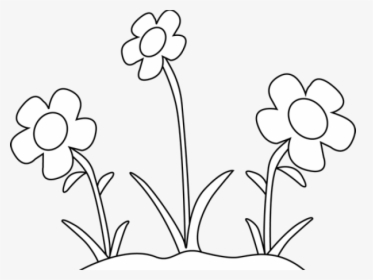 Flowers Clipart Images Black And White, HD Png Download, Transparent PNG