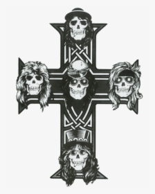 Guns N Roses Logo Png , Transparent Cartoons - Guns N Roses Cross Png, Png Download, Transparent PNG