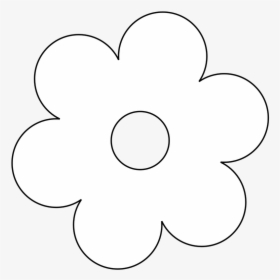 Flower Black And White Clip Art Flowers Clipart Pot - Flower Clipart Black And White, HD Png Download, Transparent PNG