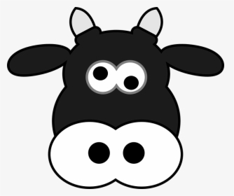 Milk Cow Milker Dairy - Funny Cow Face Cartoon, HD Png Download, Transparent PNG