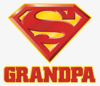 Superman Super Grandpa Men S Long Sleeve T-shirt - Superman Super Grandpa, HD Png Download, Transparent PNG