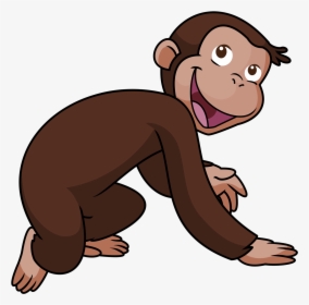 Transparent Cartoon Monkey Png - Brown Monkey Cartoon Clipart Cute, Png Download, Transparent PNG