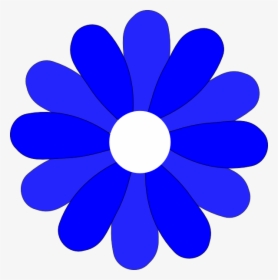 Blue Gerbera Daisy Svg Clip Arts - Flower Pink Png Clipart, Transparent Png, Transparent PNG
