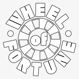 Wheel Of Fortune Logo White, HD Png Download, Transparent PNG