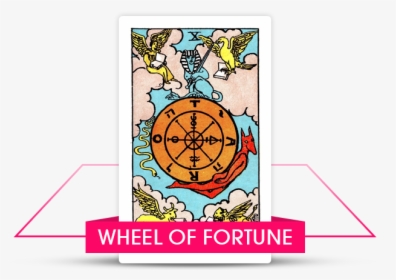 11 Wheel Of Fortune - Tarot Card The Wheel Of Fortune, HD Png Download, Transparent PNG