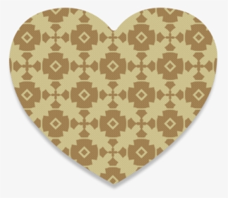 Earth Gold Geometric Heart Coaster - Heart, HD Png Download, Transparent PNG