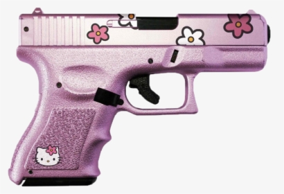 Clip Art De Fuego La Pistola - Hello Kitty Glock, HD Png Download, Transparent PNG