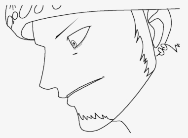 Drawing One Piece Trafalgar Law, HD Png Download, Transparent PNG