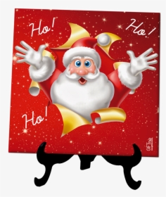 Azulejo Personalizado Papai Noel - Merry Christmas From Cameron, HD Png Download, Transparent PNG