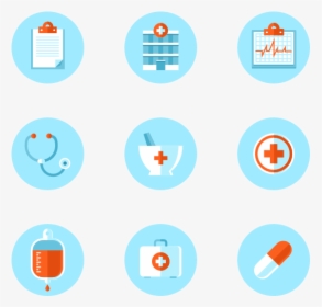Medical Elements - Free Round Medical Icons, HD Png Download, Transparent PNG
