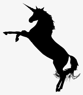 Unicorn, Fantasy, Animal, Equine, Galloping, Horse - Unicorn Silhouette Png, Transparent Png, Transparent PNG