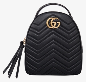 Gucci Gg Marmont Quilted Leather Backpack-black - Hobo Bag, HD Png Download, Transparent PNG