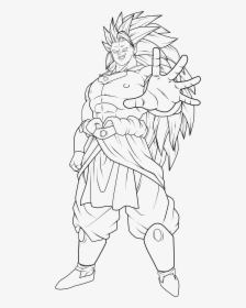 Mal Coloring Pages From Descendants Page Free Endear - Broly Super Saiyan 3 Drawing, HD Png Download, Transparent PNG