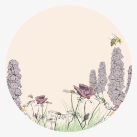 Transparent Aesthetic Flowers Png - Circle, Png Download, Transparent PNG