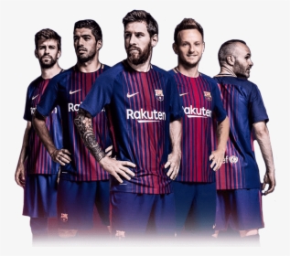 Lionel Messi Fc Barcelona Soccer Home Jersey - 2018 Fc Barcelona Wallpaper Hd, HD Png Download, Transparent PNG