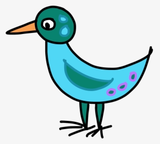 Humming Bird Cartoon 7, Buy Clip Art - Dibujo Animado De Un Ave, HD Png Download, Transparent PNG