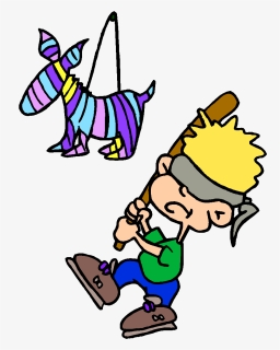 Animated Pinata Clipart 5 By Kyle - Hitting A Pinata Clipart, HD Png Download, Transparent PNG