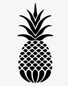 Transparent Pineapple Drawing Png - Pineapple Black And White Png, Png Download, Transparent PNG