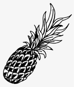 Pineapple Luau Clip Art Black And White, HD Png Download, Transparent PNG