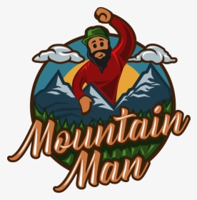 Mountain Man Cartoon - Illustration, HD Png Download, Transparent PNG