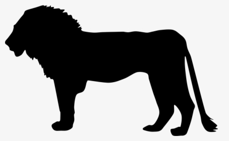 Africa, Animal, Big Cat, Lion, Silhouette - Lion In Silhouette Profile, HD Png Download, Transparent PNG