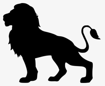 Lion, Silhouette, Isolated, Animal, Head, Graphic, - Lion Silhouette, HD Png Download, Transparent PNG